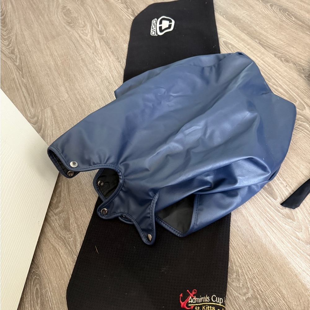 Golf bag cover, golf hats, golf towel